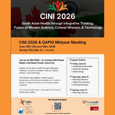 July 2026 | CINI 2026 Conference in Vancouver  -- OPEN link for details. Schedule in process