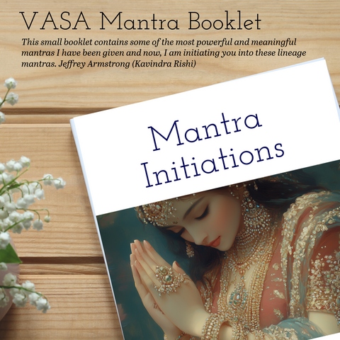 Mantra Initiation Booklet - Vedic Mantras given by Jeffrey Armstrong