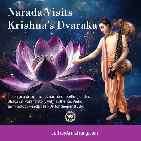Narada Visits Krishna's Dwaraka - Jeffrey Armstrong 250504