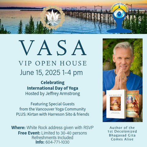 June 15, 2025 | VASA VIP Open House - International Yoga Day Celebration