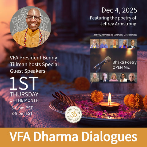 Dec 4, 2025  | Dharma Dialogues "Jeffrey Armstrong POET" hosted by the VFA -251204