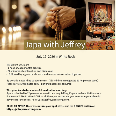 July 19, 2026 |Japa with Jeffrey (Live in Vancouver) 260719