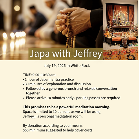 July 19, 2026 |Japa with Jeffrey (Live in Vancouver) 260719