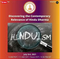 July 4, 2021 | Free Talk on the Relevance of Hindu Dharma