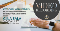 May 6, 2020 | "Conversations with Jeffrey Armstrong" - Special Guest Gina Sala